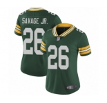 Women's Green Bay Packers #26 Darnell Savage Jr. Green Team Color Vapor Untouchable Limited Player Football Jersey