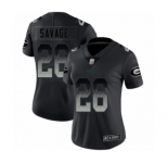 Women's Green Bay Packers #26 Darnell Savage Jr. Limited Black Smoke Fashion Limited Football Jersey