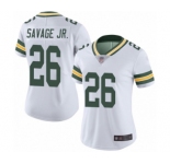 Women's Green Bay Packers #26 Darnell Savage Jr. White Vapor Untouchable Limited Player Football Jersey