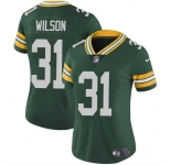 Women's Green Bay Packers #31 Emanuel Wilson Green Vapor Untouchable Limited Football Stitched Jersey