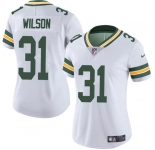 Women's Green Bay Packers #31 Emanuel Wilson White Vapor Untouchable Limited Football Stitched Jersey