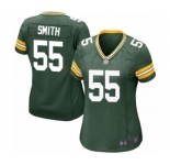 Women's Green Bay Packers #55 Za'Darius Smith Game Green Team Color Football Jersey
