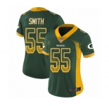 Women's Green Bay Packers #55 Za'Darius Smith Limited Green Rush Drift Fashion Football Jersey