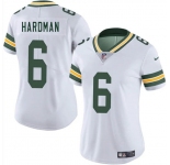 Women's Green Bay Packers #6 Mecole Hardman White 2025 Vapor Untouchable Limited Football Stitched Jersey