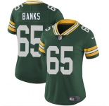 Women's Green Bay Packers #65 Aaron Banks Green 2025 Vapor Untouchable Limited Football Stitched Jersey