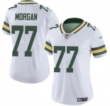 Women's Green Bay Packers #77 Jordan Morgan White 2024 Draft Vapor Untouchable Limited Football Stitched Jersey
