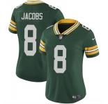 Women's Green Bay Packers #8 Josh Jacobs Green Vapor Untouchable Limited Stitched Jersey