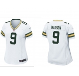 Women's Green Bay Packers #9 Christian Watson White Vapor Untouchable Limited Stitched Football Jersey
