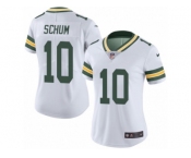 Women's Nike Green Bay Packers #10 Jacob Schum Limited White Rush NFL Jersey