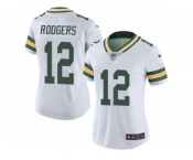 Women's Nike Green Bay Packers #12 Aaron Rodgers Limited White Rush NFL Jersey