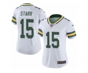 Women's Nike Green Bay Packers #15 Bart Starr Limited White Rush NFL Jersey