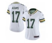Women's Nike Green Bay Packers #17 Davante Adams Limited White Rush NFL Jersey