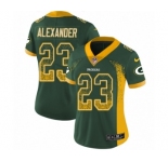 Women's Nike Green Bay Packers #23 Jaire Alexander Limited Green Rush Drift Fashion NFL Jersey