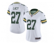 Women's Nike Green Bay Packers #27 Eddie Lacy Limited White Rush NFL Jersey