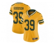 Women's Nike Green Bay Packers #39 Demetri Goodson Limited Gold Rush NFL Jersey