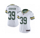 Women's Nike Green Bay Packers #39 Demetri Goodson Limited White Rush NFL Jersey