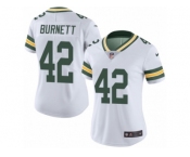 Women's Nike Green Bay Packers #42 Morgan Burnett Limited White Rush NFL Jersey
