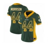 Women's Nike Green Bay Packers #44 Antonio Morrison Limited Green Rush Drift Fashion NFL Jersey