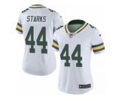 Women's Nike Green Bay Packers #44 James Starks Limited White Rush NFL Jersey