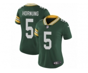 Women's Nike Green Bay Packers #5 Paul Hornung Vapor Untouchable Limited Green Team Color NFL Jersey