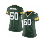 Women's Nike Green Bay Packers #50 Blake Martinez Limited Green Team Color NFL Jersey
