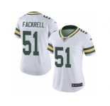 Women's Nike Green Bay Packers #51 Kyler Fackrell Limited White Rush NFL Jersey