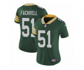Women's Nike Green Bay Packers #51 Kyler Fackrell Vapor Untouchable Limited Green Team Color NFL Jersey