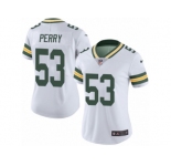 Women's Nike Green Bay Packers #53 Nick Perry Limited White Rush NFL Jersey
