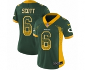 Women's Nike Green Bay Packers #6 JK Scott Limited Green Rush Drift Fashion NFL Jersey