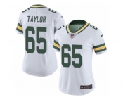 Women's Nike Green Bay Packers #65 Lane Taylor Limited White Rush NFL Jersey