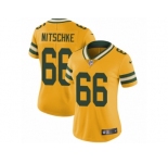 Women's Nike Green Bay Packers #66 Ray Nitschke Limited Gold Rush NFL Jersey