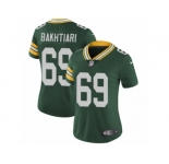Women's Nike Green Bay Packers #69 David Bakhtiari Vapor Untouchable Limited Green Team Color NFL Jersey