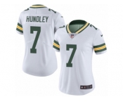 Women's Nike Green Bay Packers #7 Brett Hundley Limited White Rush NFL Jersey