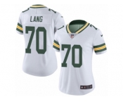 Women's Nike Green Bay Packers #70 T.J. Lang Limited White Rush NFL Jersey