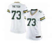 Women's Nike Green Bay Packers #73 JC Tretter Limited White NFL Jersey