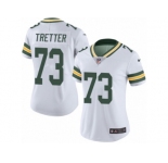 Women's Nike Green Bay Packers #73 JC Tretter Limited White Rush NFL Jersey