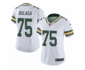 Women's Nike Green Bay Packers #75 Bryan Bulaga Limited White Rush NFL Jersey