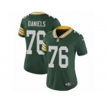 Women's Nike Green Bay Packers #76 Mike Daniels Vapor Untouchable Limited Green Team Color NFL Jersey
