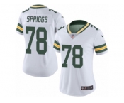 Women's Nike Green Bay Packers #78 Jason Spriggs Limited White Rush NFL Jersey