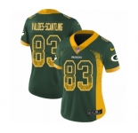 Women's Nike Green Bay Packers #83 Marquez Valdes-Scantling Limited Green Rush Drift Fashion NFL Jersey