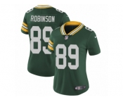 Women's Nike Green Bay Packers #89 Dave Robinson Vapor Untouchable Limited Green Team Color NFL Jersey