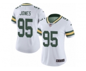 Women's Nike Green Bay Packers #95 Datone Jones Limited White Rush NFL Jersey