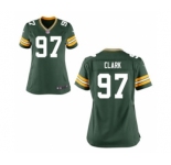 Women's Nike Green Bay Packers #97 Kenny Clark Green Team Color NFL Jersey