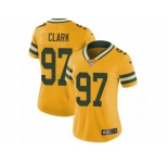 Women's Nike Green Bay Packers #97 Kenny Clark Limited Gold Rush NFL Jersey