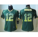 nike women nfl jerseys green bay packers #12 aaron rodgers green[nike drift fashion]