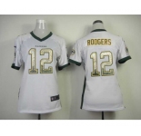nike women nfl jerseys green bay packers #12 aaron rodgers white[nike drift fashion]