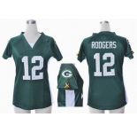 nike women nfl jerseys green bay packers #12 rodger green[draft him ii top]