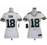 nike women nfl jerseys green bay packers #18 cobb white[nike]