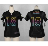 nike women nfl jerseys green bay packers #18 randall cobb black[nike fashion]