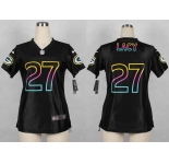 nike women nfl jerseys green bay packers #27 eddie lacy black[nike fashion]